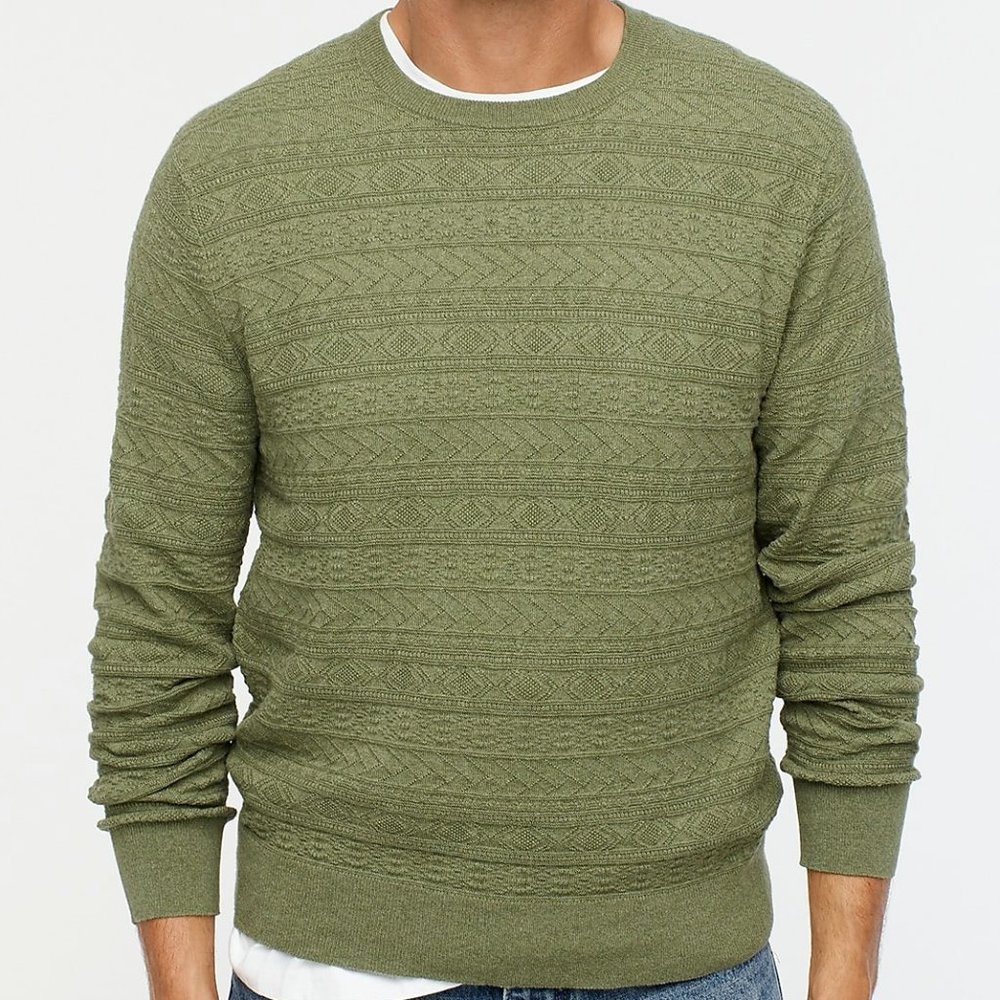 J. Crew Cotton Crewneck Sweater